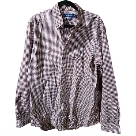 RALPH LAUREN Checkered Button Down Shirt - Size XL - Picture 1 of 6